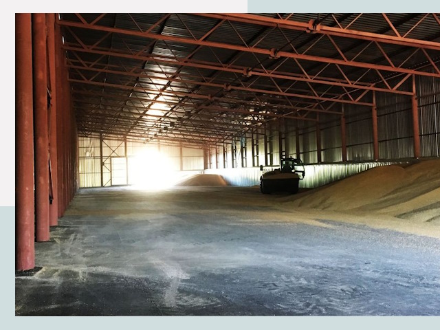 Строительство зернохранилищ в Вятских Полянах