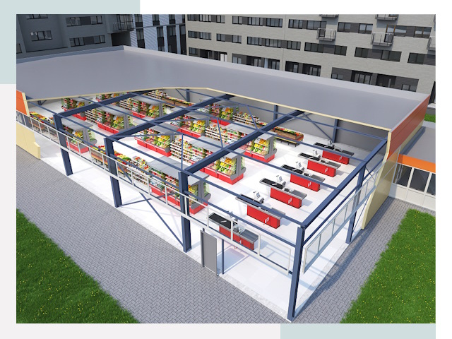 Строительство магазинов в Вятские Поляны от 609 руб. за м²