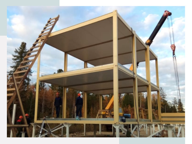 Строительство модульных здания Вятские Поляны