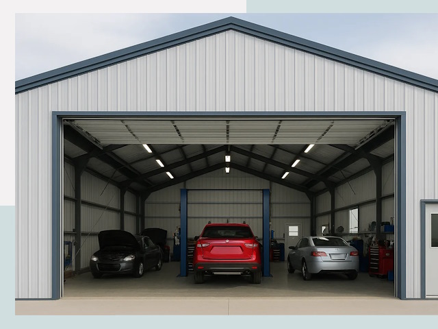 Ангары из сэндвич панелей от 609 руб. в Вятские Поляны