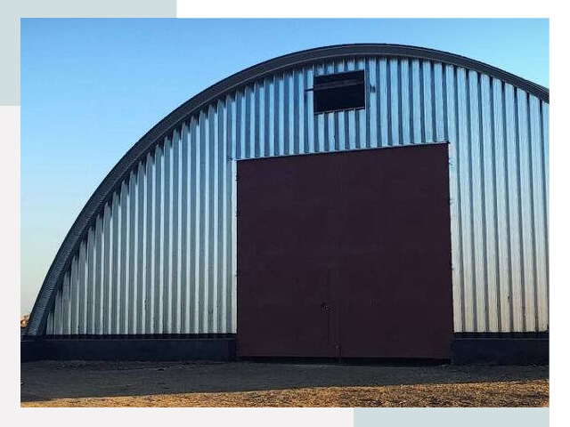 Бескаркасные ангары в Вятских Полянах