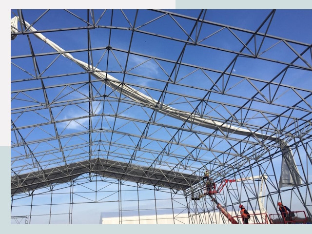 Шатровые ангары от 609 руб. в Вятских Полянах и Кировской области