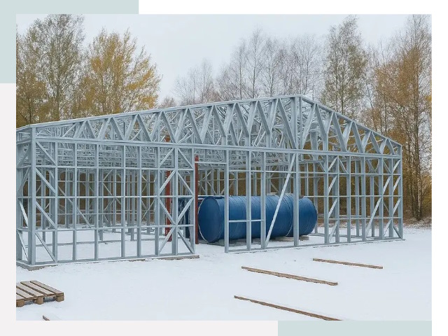 Металлические ангары в Вятских Полянах