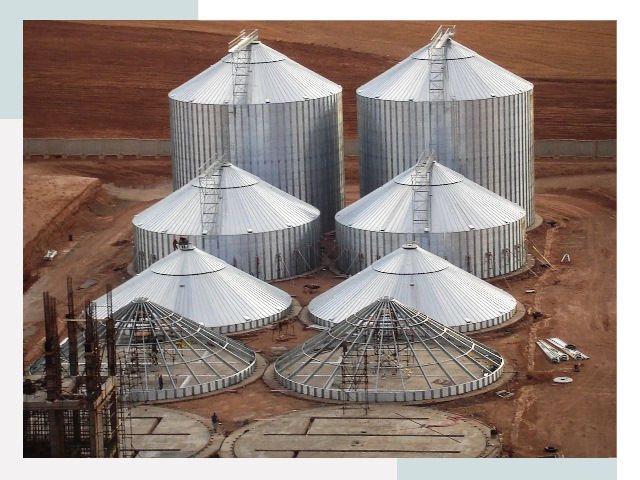 Строительство зерновых силосов в Вятских Полянах