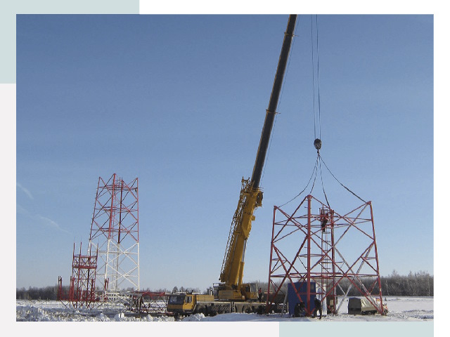 Монтаж вышек связи в Вятских Полянах