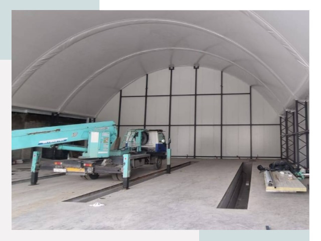 Внутреннее оснащение ангаров в Вятских Полянах