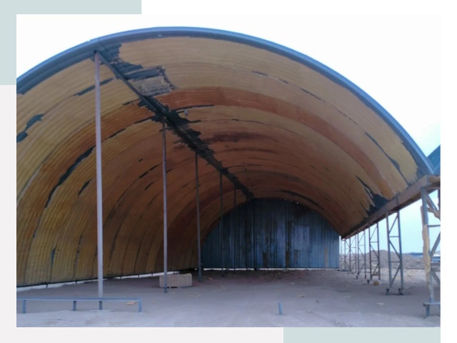 Реконструкция ангаров в Вятских Полянах