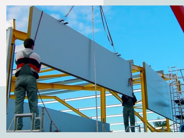 Монтаж сэндвич-панелей в Вятских Полянах от 609 руб.