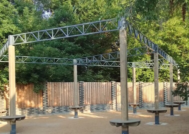 Терраса из металлоконструкций под ключ, проектирование, изготовление и монтаж от СтальСтрой-Втс